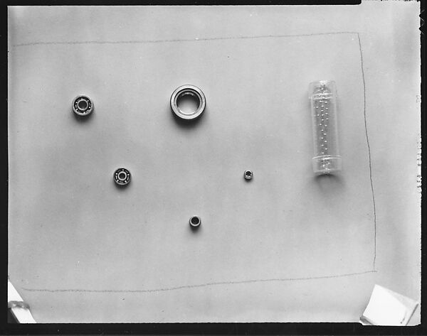 [19 Studies of Military Precision Instrument Ball Bearings, Commissioned by Fortune Magazine For the Article "Business Roundup: Accuracy of precision-instrument bearings approaches the immeasurable", Published April 1951], Walker Evans (American, St. Louis, Missouri 1903–1975 New Haven, Connecticut), Film negative