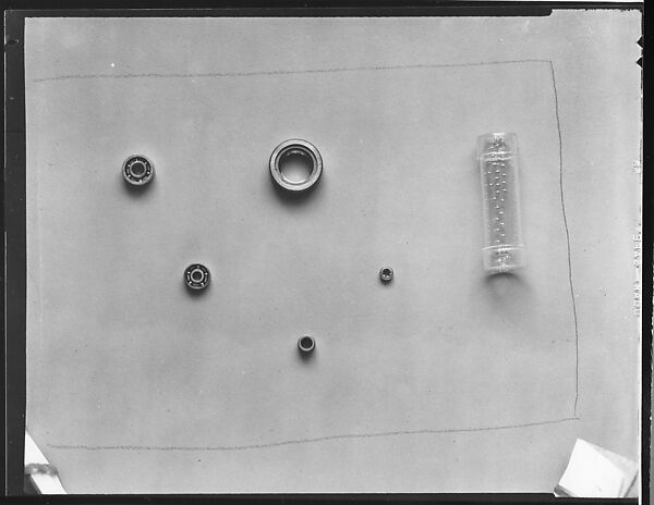 [19 Studies of Military Precision Instrument Ball Bearings, Commissioned by Fortune Magazine For the Article "Business Roundup: Accuracy of precision-instrument bearings approaches the immeasurable", Published April 1951], Walker Evans (American, St. Louis, Missouri 1903–1975 New Haven, Connecticut), Film negative