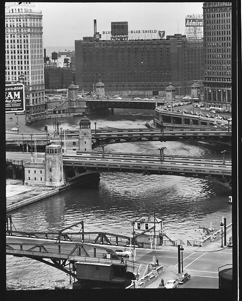 [11 Views of Chicago River, Skyline and Bridges, Commissioned by Fortune Magazine for the Article "Chicago River: The Creek That Made a City Grow", Published August 1951], Walker Evans (American, St. Louis, Missouri 1903–1975 New Haven, Connecticut), Film negative