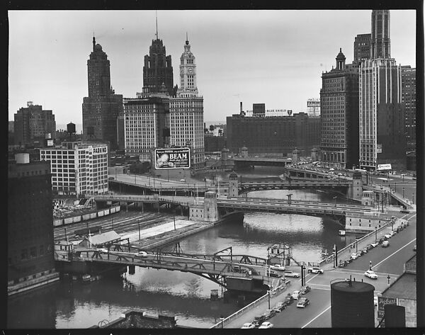 [11 Views of Chicago River, Skyline and Bridges, Commissioned by Fortune Magazine for the Article "Chicago River: The Creek That Made a City Grow", Published August 1951], Walker Evans (American, St. Louis, Missouri 1903–1975 New Haven, Connecticut), Film negative