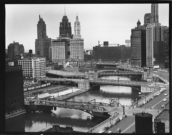 [11 Views of Chicago River, Skyline and Bridges, Commissioned by Fortune Magazine for the Article "Chicago River: The Creek That Made a City Grow", Published August 1951], Walker Evans (American, St. Louis, Missouri 1903–1975 New Haven, Connecticut), Film negative