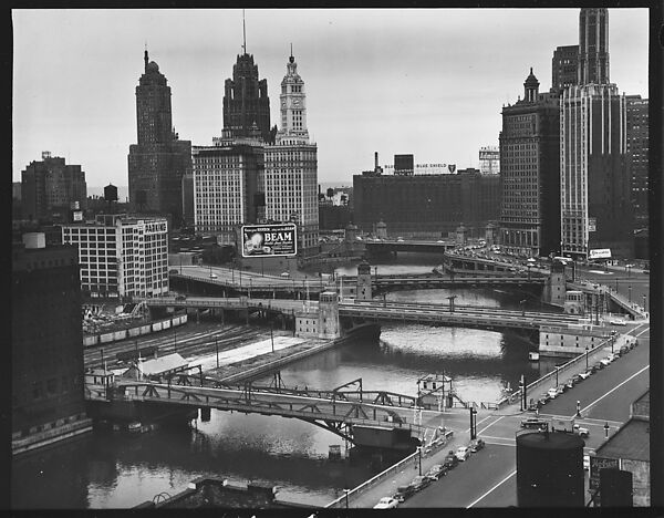 [11 Views of Chicago River, Skyline and Bridges, Commissioned by Fortune Magazine for the Article "Chicago River: The Creek That Made a City Grow", Published August 1951], Walker Evans (American, St. Louis, Missouri 1903–1975 New Haven, Connecticut), Film negative