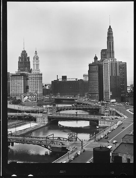[11 Views of Chicago River, Skyline and Bridges, Commissioned by Fortune Magazine for the Article "Chicago River: The Creek That Made a City Grow", Published August 1951], Walker Evans (American, St. Louis, Missouri 1903–1975 New Haven, Connecticut), Film negative