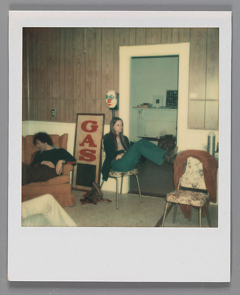 [Liz and Michael Lesy], Walker Evans (American, St. Louis, Missouri 1903–1975 New Haven, Connecticut), Instant internal dye diffusion transfer print (Polaroid SX-70) 