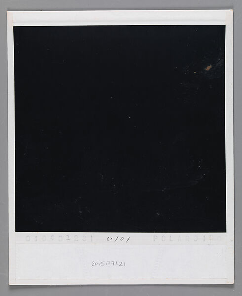 [Liz and Michael Lesy], Walker Evans (American, St. Louis, Missouri 1903–1975 New Haven, Connecticut), Instant internal dye diffusion transfer print (Polaroid SX-70)