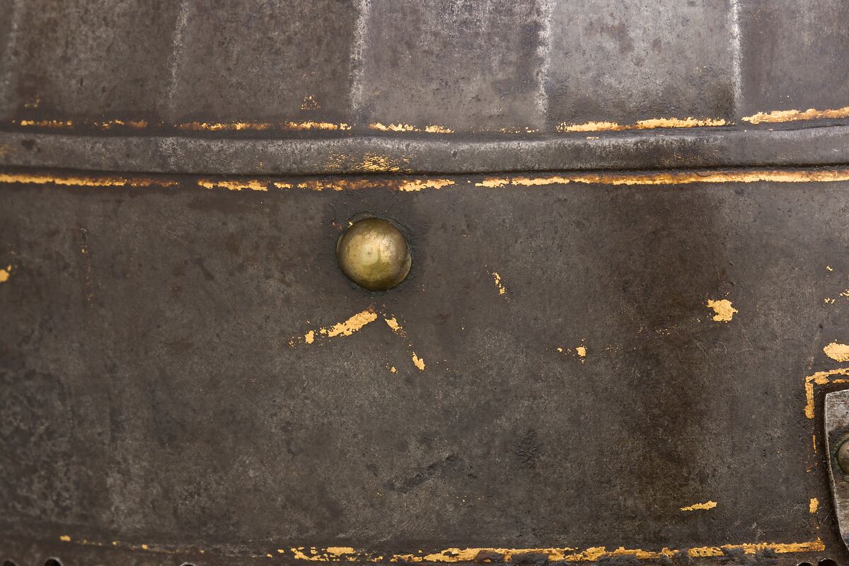 Helmet, Steel, iron, gold, silver, copper alloy, Turkish, probably Istanbul