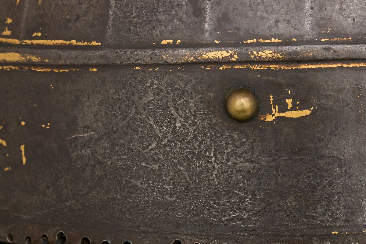 Helmet, Steel, iron, gold, silver, copper alloy, Turkish, probably Istanbul