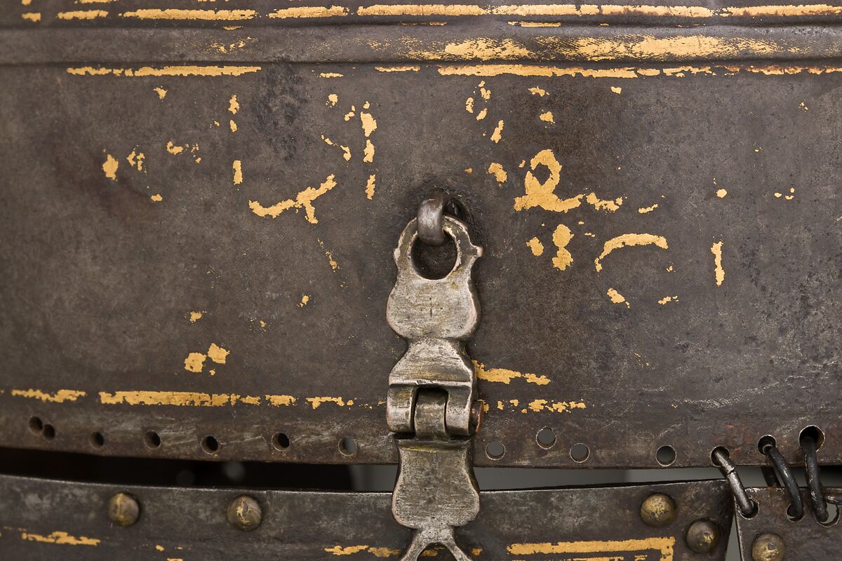 Helmet, Steel, iron, gold, silver, copper alloy, Turkish, probably Istanbul