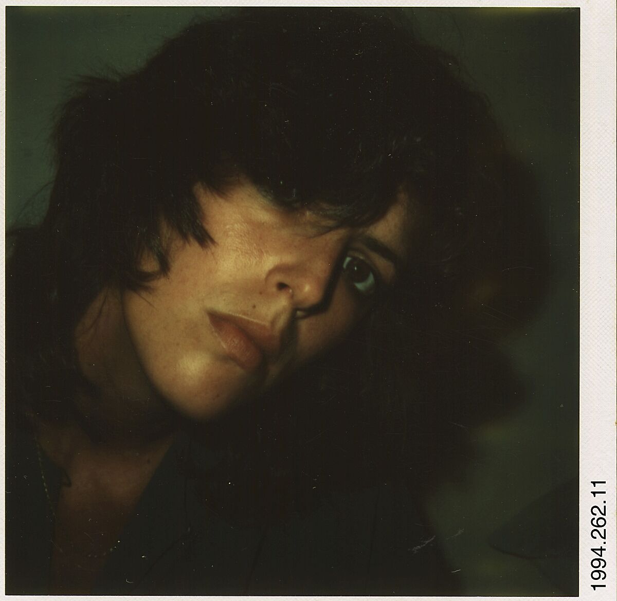 [Ricki Hudeas, Old Lyme, Connecticut], Walker Evans (American, St. Louis, Missouri 1903–1975 New Haven, Connecticut), Instant internal dye diffusion transfer print (Polaroid SX-70) 