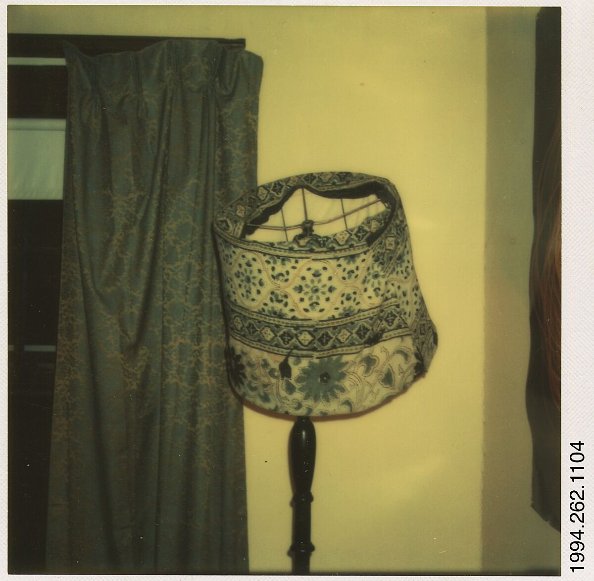 [Lampshade], Walker Evans (American, St. Louis, Missouri 1903–1975 New Haven, Connecticut), Instant internal dye diffusion transfer print (Polaroid SX-70) 