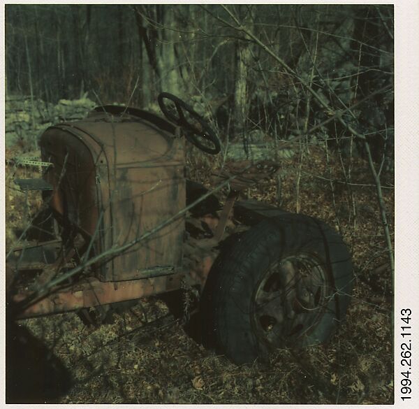Walker Evans [Auto Junkyard, Old Lyme, Connecticut Tractor] The