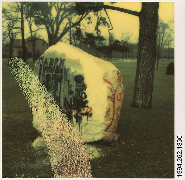 Walker Evans | [Graffitied Rock, Oberlin, Ohio] | The Metropolitan ...
