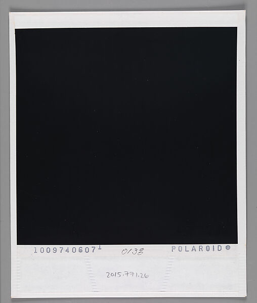 [Joyce Baronio], Walker Evans (American, St. Louis, Missouri 1903–1975 New Haven, Connecticut), Instant internal dye diffusion transfer print (Polaroid SX-70)