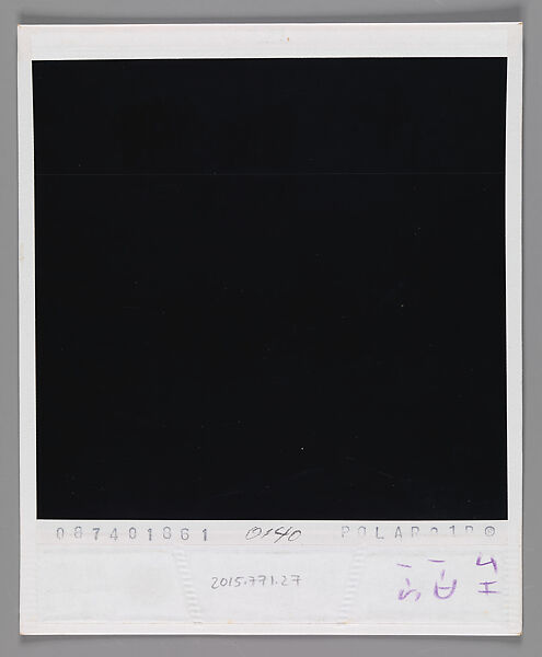 [Joyce Baronio], Walker Evans (American, St. Louis, Missouri 1903–1975 New Haven, Connecticut), Instant internal dye diffusion transfer print (Polaroid SX-70)