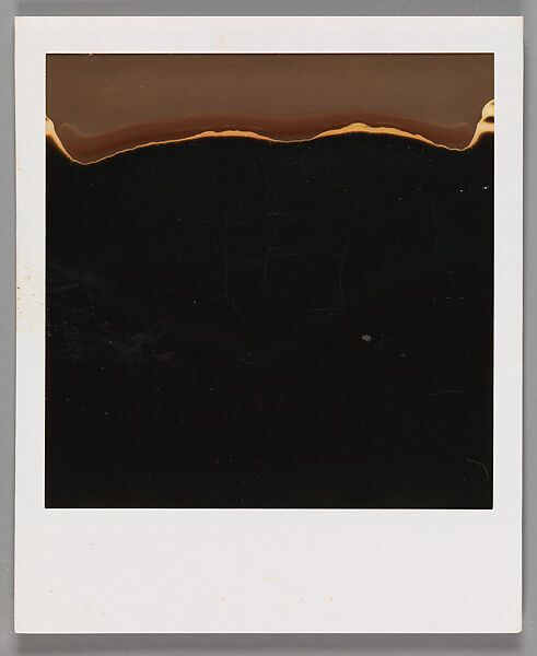 [Unidentifiable Blurred and Abstract Forms], Walker Evans (American, St. Louis, Missouri 1903–1975 New Haven, Connecticut), Instant internal dye diffusion transfer print (Polaroid SX-70) 