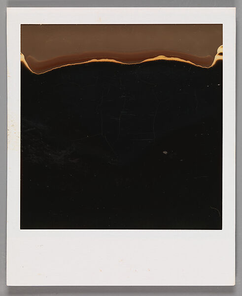 [Unidentifiable Blurred and Abstract Forms], Walker Evans (American, St. Louis, Missouri 1903–1975 New Haven, Connecticut), Instant internal dye diffusion transfer print (Polaroid SX-70) 