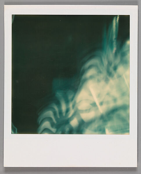 [Unidentifiable Blurred and Abstract Forms], Walker Evans (American, St. Louis, Missouri 1903–1975 New Haven, Connecticut), Instant internal dye diffusion transfer print (Polaroid SX-70) 