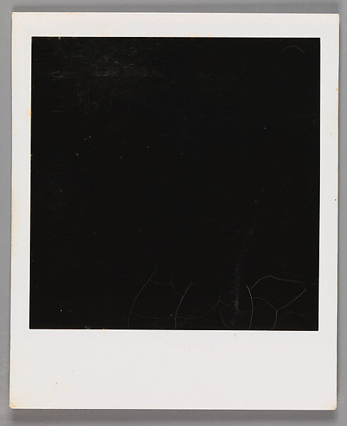 [Unidentifiable Blurred and Abstract Forms], Walker Evans (American, St. Louis, Missouri 1903–1975 New Haven, Connecticut), Instant internal dye diffusion transfer print (Polaroid SX-70) 