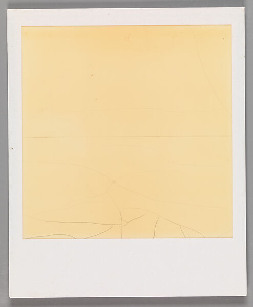 [Unidentifiable Blurred and Abstract Forms], Walker Evans (American, St. Louis, Missouri 1903–1975 New Haven, Connecticut), Instant internal dye diffusion transfer print (Polaroid SX-70) 