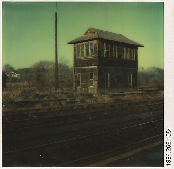[Station House, Old Saybrook, Connecticut], Walker Evans (American, St. Louis, Missouri 1903–1975 New Haven, Connecticut), Instant internal dye diffusion transfer print (Polaroid SX-70) 