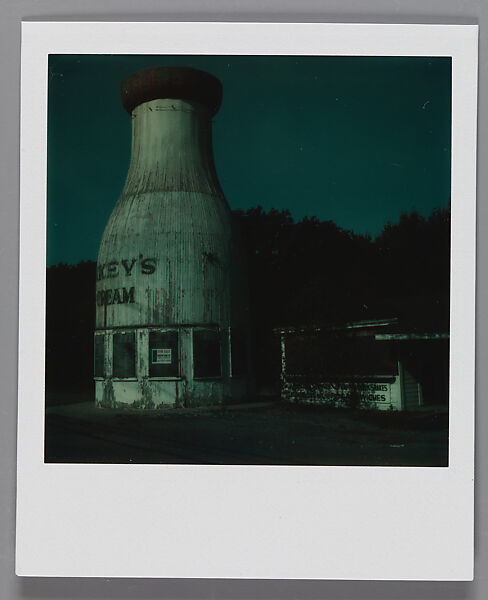 [Sankey's Ice Cream, Taunton, Massachusetts], Walker Evans (American, St. Louis, Missouri 1903–1975 New Haven, Connecticut), Instant internal dye diffusion transfer print (Polaroid SX-70) 