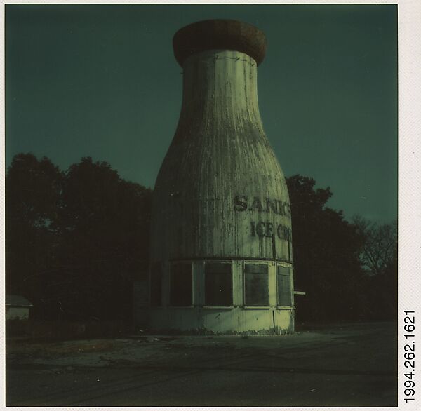 [Sankey's Ice Cream, Taunton, Massachusetts], Walker Evans (American, St. Louis, Missouri 1903–1975 New Haven, Connecticut), Instant internal dye diffusion transfer print (Polaroid SX-70) 