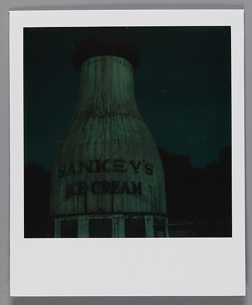 [Sankey's Ice Cream, Taunton, Massachusetts], Walker Evans (American, St. Louis, Missouri 1903–1975 New Haven, Connecticut), Instant internal dye diffusion transfer print (Polaroid SX-70) 