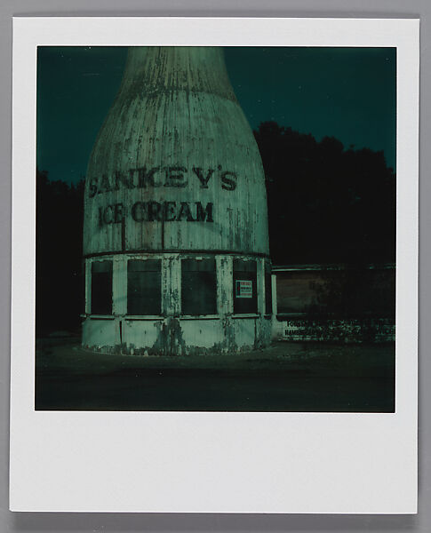 [Sankey's Ice Cream, Taunton, Massachusetts], Walker Evans (American, St. Louis, Missouri 1903–1975 New Haven, Connecticut), Instant internal dye diffusion transfer print (Polaroid SX-70) 
