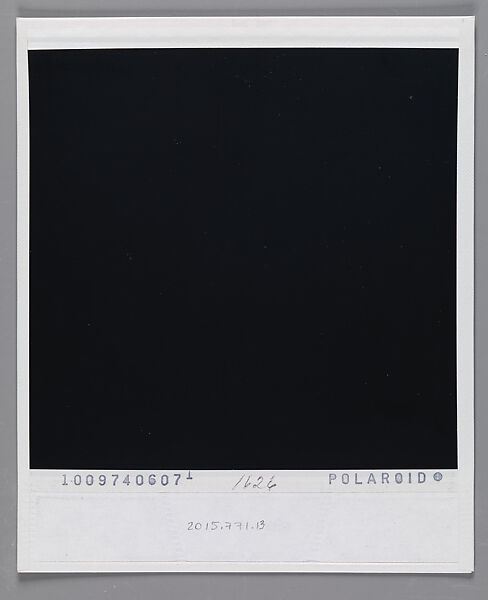 [Sankey's Ice Cream, Taunton, Massachusetts], Walker Evans (American, St. Louis, Missouri 1903–1975 New Haven, Connecticut), Instant internal dye diffusion transfer print (Polaroid SX-70)