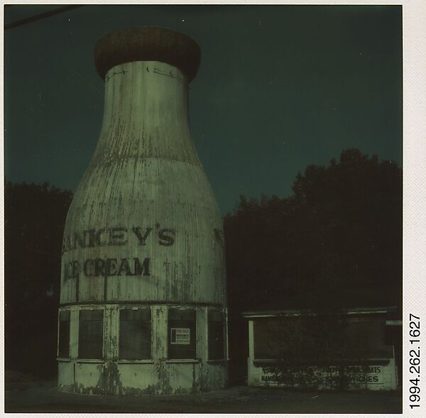 [Sankey's Ice Cream, Taunton, Massachusetts], Walker Evans (American, St. Louis, Missouri 1903–1975 New Haven, Connecticut), Instant internal dye diffusion transfer print (Polaroid SX-70) 