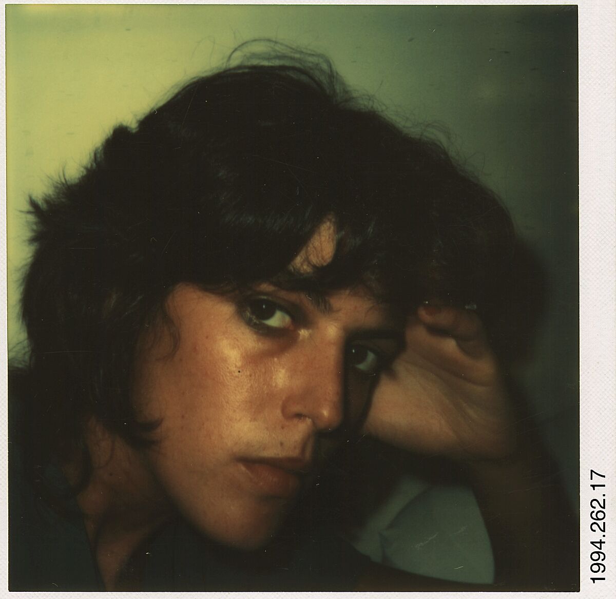 [Ricki Hudeas, Old Lyme, Connecticut], Walker Evans (American, St. Louis, Missouri 1903–1975 New Haven, Connecticut), Instant internal dye diffusion transfer print (Polaroid SX-70) 