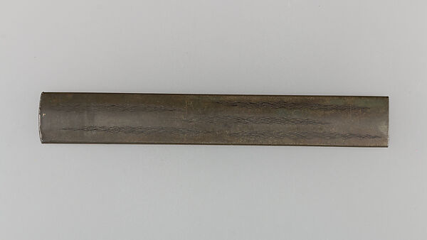 Knife Handle (Kozuka), Copper, copper-silver alloy (shibuichi), silver, gold, Japanese