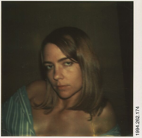 [Gay Burke, Tuscaloosa, Alabama], Walker Evans (American, St. Louis, Missouri 1903–1975 New Haven, Connecticut), Instant internal dye diffusion transfer print (Polaroid SX-70) 
