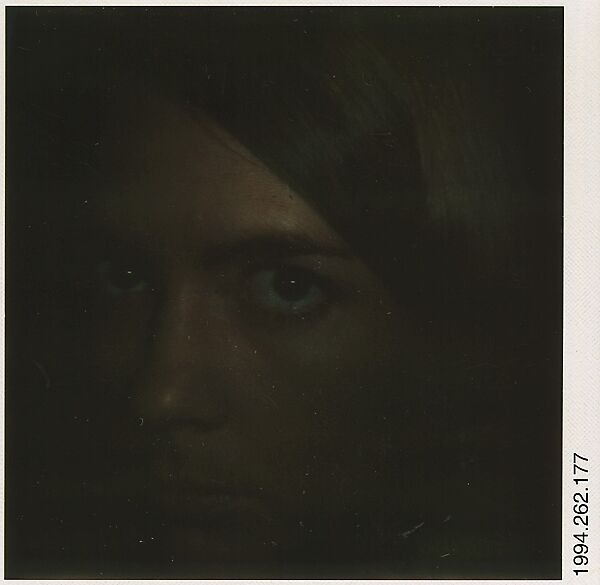 [Gay Burke, Tuscaloosa, Alabama], Walker Evans (American, St. Louis, Missouri 1903–1975 New Haven, Connecticut), Instant internal dye diffusion transfer print (Polaroid SX-70) 