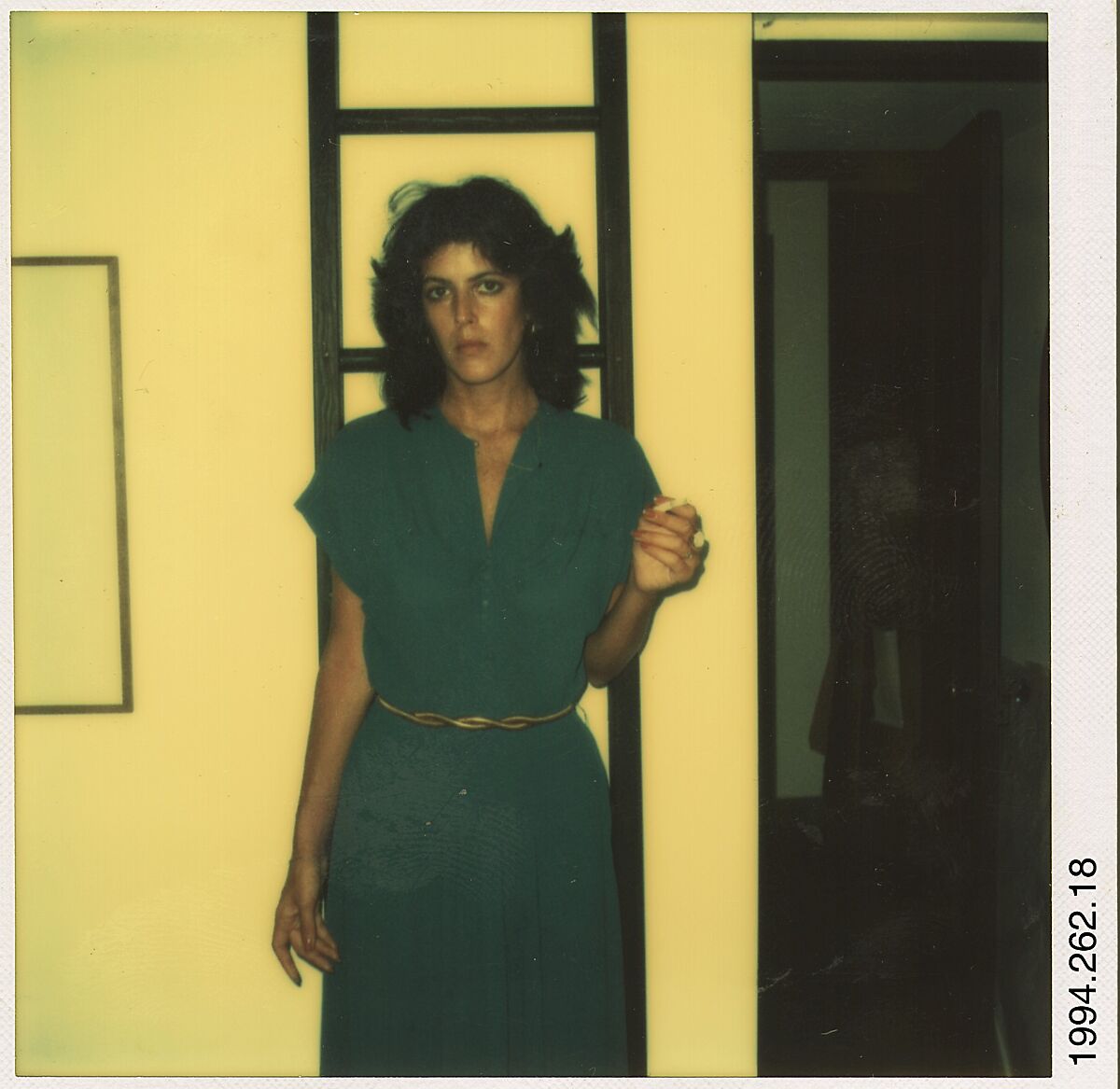 [Ricki Hudeas, Old Lyme, Connecticut], Walker Evans (American, St. Louis, Missouri 1903–1975 New Haven, Connecticut), Instant internal dye diffusion transfer print (Polaroid SX-70) 