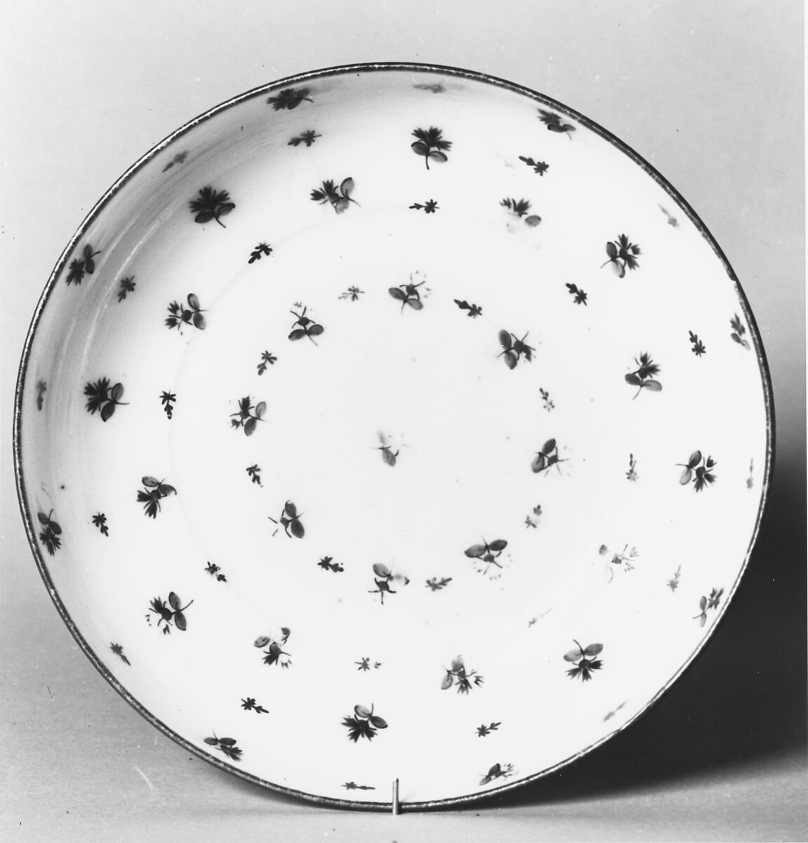 Cup and Saucer, Porcelain, French, possibly