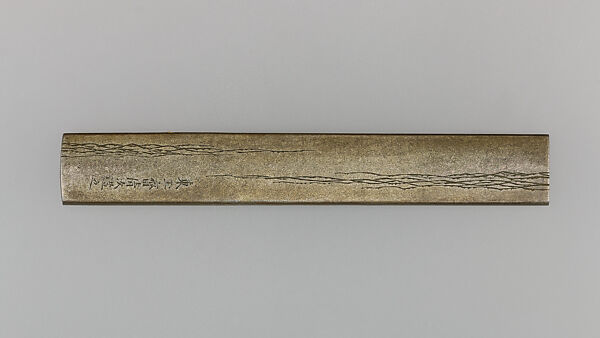 Knife Handle (Kozuka), Copper-silver alloy (shibuichi), gold, copper, copper-gold alloy (shakudō), Japanese
