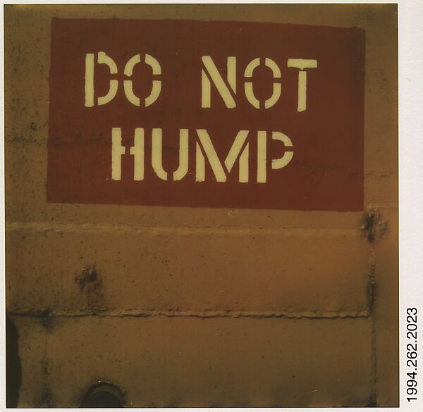 Walker Evans [Detail of Stencilled Lettering on Yellow Railroad Car