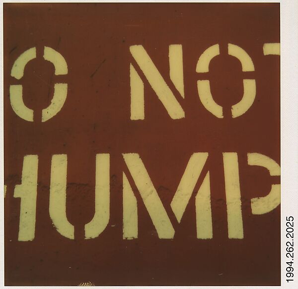 Walker Evans [Detail of Stencilled Lettering on Yellow Railroad Car