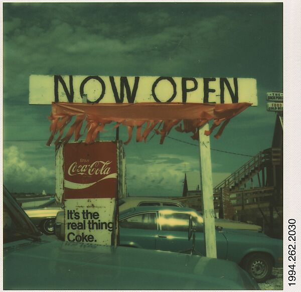 Walker Evans | [Roadside Advertisement for The Back Porch Restaurant ...