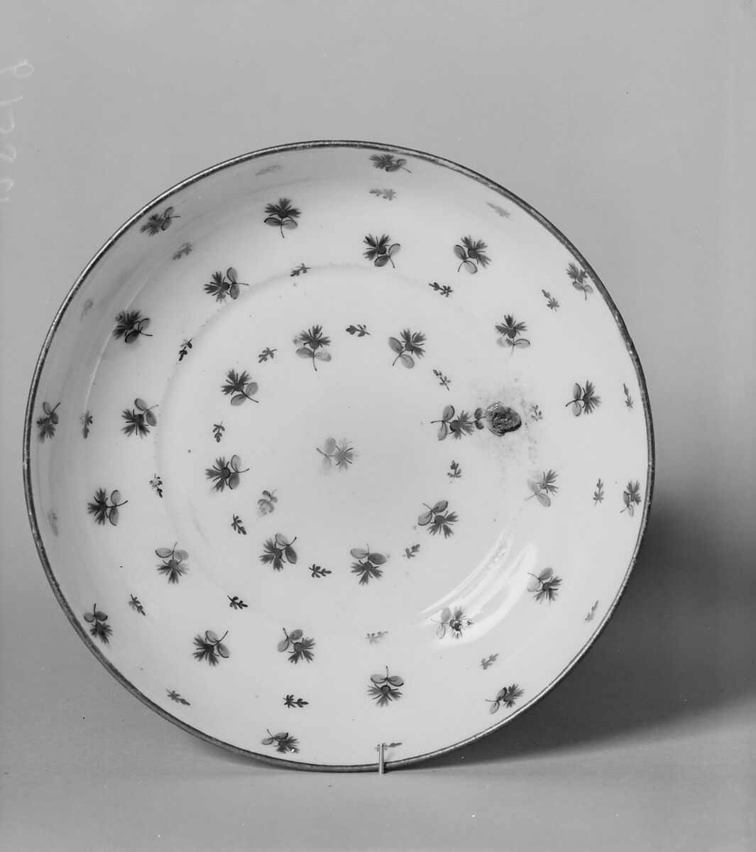 Cup and Saucer, Porcelain, French, possibly