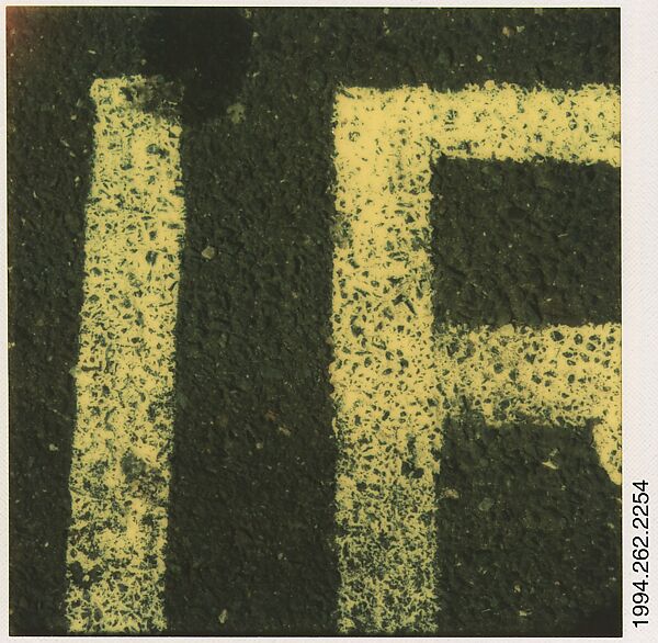 Walker Evans - [Detail of Street Lettering] - The Metropolitan Museum ...