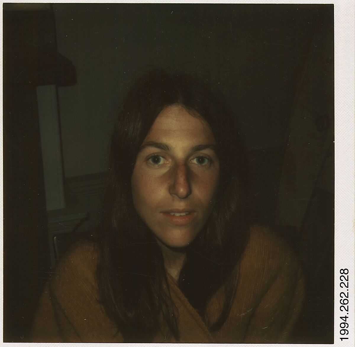 [Bobbi Carrey], Walker Evans (American, St. Louis, Missouri 1903–1975 New Haven, Connecticut), Instant internal dye diffusion transfer print (Polaroid SX-70) 