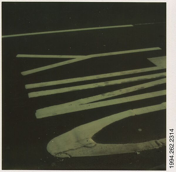 Walker Evans - [Street Lettering on Pavement: 