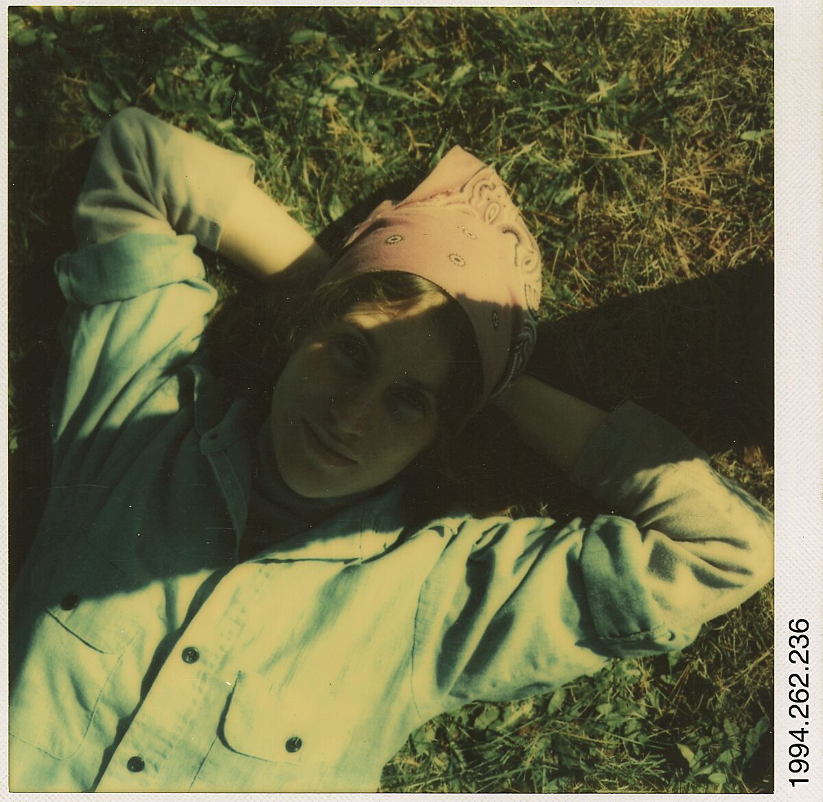 [Charlee Brodsky, Martha's Vineyard, Massachusetts], Walker Evans (American, St. Louis, Missouri 1903–1975 New Haven, Connecticut), Instant internal dye diffusion transfer print (Polaroid SX-70) 