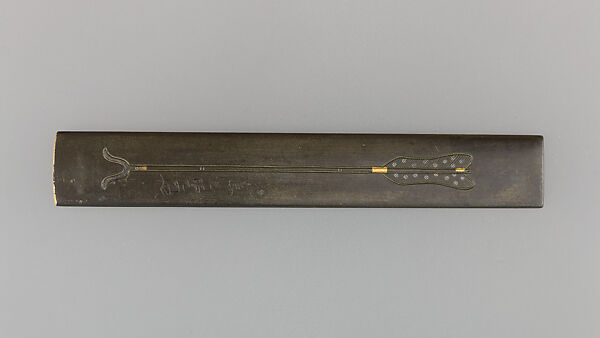 Knife Handle (Kozuka), Copper-gold alloy (shakudō), copper-silver alloy (shibuichi), gold, silver, Japanese