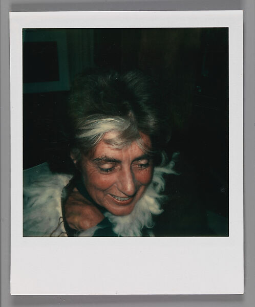 [Mercedes Matter, Bethany, Connecticut], Walker Evans (American, St. Louis, Missouri 1903–1975 New Haven, Connecticut), Instant internal dye diffusion transfer print (Polaroid SX-70) 