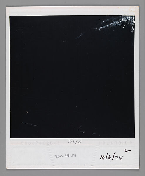 [Valerie Lloyd], Walker Evans (American, St. Louis, Missouri 1903–1975 New Haven, Connecticut), Instant internal dye diffusion transfer print (Polaroid SX-70)