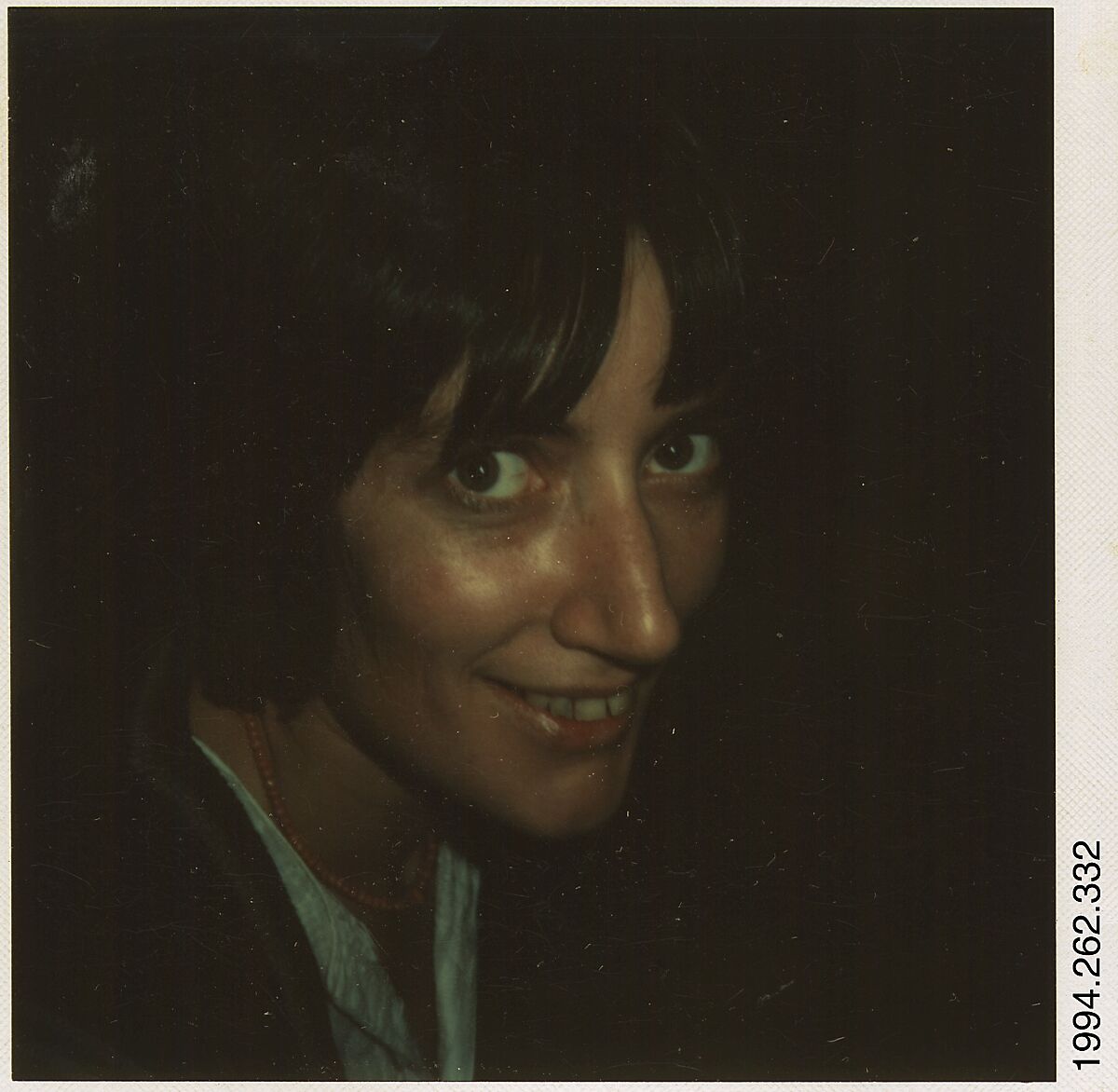 [Valerie Lloyd], Walker Evans (American, St. Louis, Missouri 1903–1975 New Haven, Connecticut), Instant internal dye diffusion transfer print (Polaroid SX-70) 