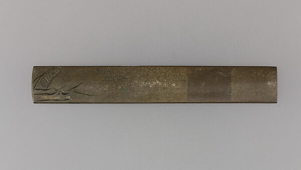 Knife Handle (Kozuka), Copper-silver alloy (shibuichi), copper, gold, silver, copper-gold alloy (shakudō), Japanese